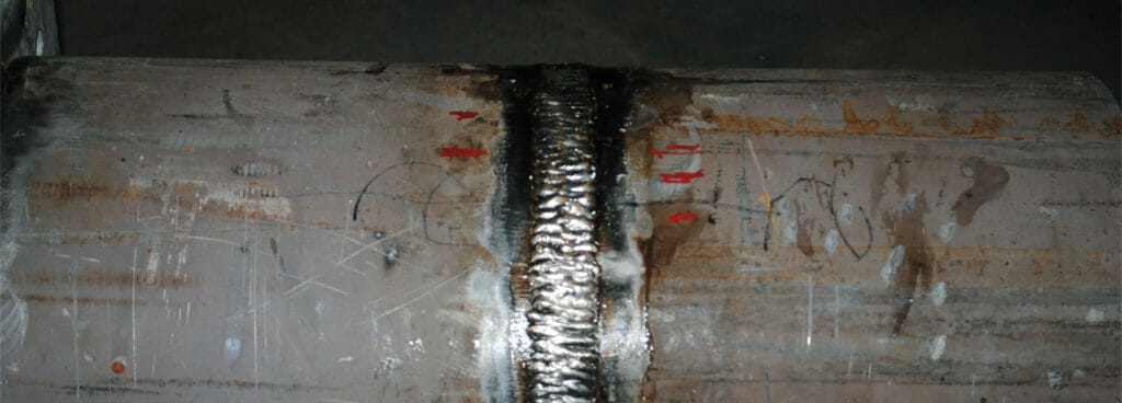 Weldment to be Inspected; Found at a Client Site